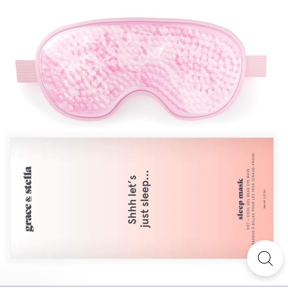 Grace & Stella Shhh let’s just sleep mask hot - cool gel bead mask